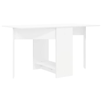 Esstisch 138 x 70 x 73,5 cm Holzwerkstoff Weiß Rechtwinklig