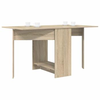 Esstisch 138 x 70 x 73,5 cm Holzwerkstoff Sonoma-Eiche