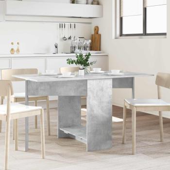 ARDEBO.de - Esstisch 138 x 70 x 73,5 cm Holzwerkstoff Betongrau