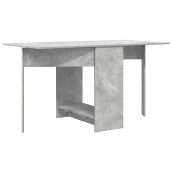 Esstisch 138 x 70 x 73,5 cm Holzwerkstoff Betongrau