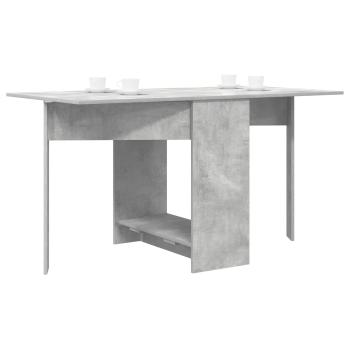 Esstisch 138 x 70 x 73,5 cm Holzwerkstoff Betongrau