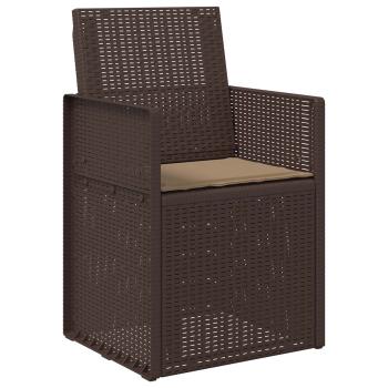 Sitzkissen 2 stk. Polyester Taupe 47 x 36 x 2 cm