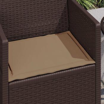 Sitzkissen 2 stk. Polyester Taupe 47 x 36 x 2 cm