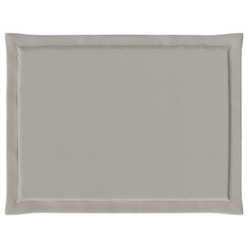 Sitzkissen 2 stk. Polyester Hellgrau 47 x 36 x 2 cm