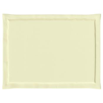 Sitzkissen 4 stk. Polyester Creme 47 x 36 x 2 cm