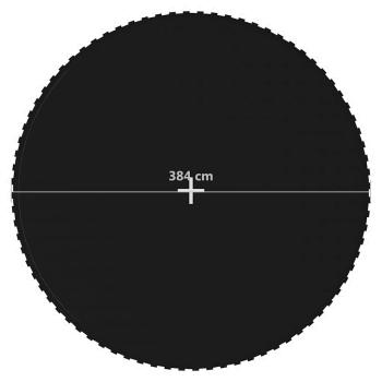 Sprungtuch Schwarz für 4,27 m Runde Trampoline