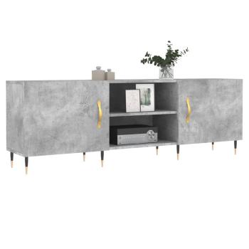 TV-Schrank Betongrau 150x30x50 cm Holzwerkstoff