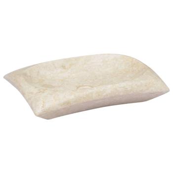 ARDEBO.de - Waschbecken Creme 50x35x10 cm Marmor