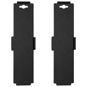 ARDEBO.de - Transportroller mit 4 Rollen 2 Stk. Schwarz Polypropylen 170 kg