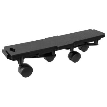 Transportroller mit 4 Rollen 2 Stk. Schwarz Polypropylen 170 kg