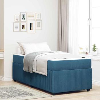 ARDEBO.de - Bettrahmen Blau 80 x 200 cm Stoff