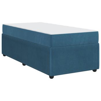 Bettrahmen Blau 80 x 200 cm Stoff