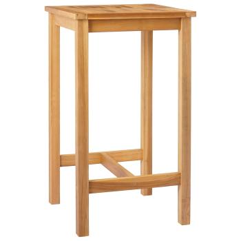 Bartisch Natur 60 x 60 x 105 cm Massiv-Teak