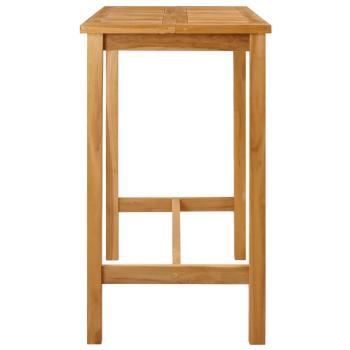 Bartisch Natur 110 x 60 x 105 cm Massiv-Teak