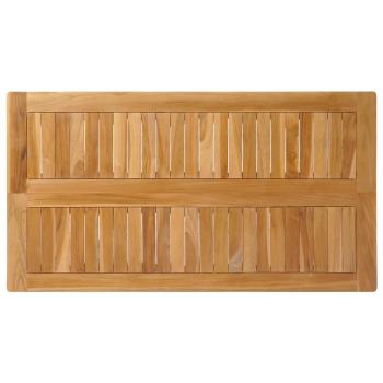 Bartisch Natur 110 x 60 x 105 cm Massiv-Teak