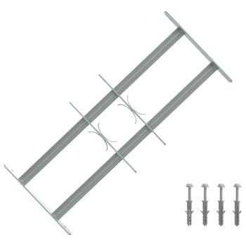 ARDEBO.de - Sicherheitsgitter für Fenster mit 2 Querstangen 3 stk.
