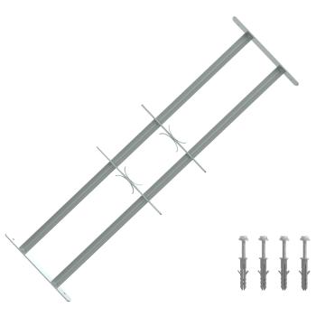 ARDEBO.de - Sicherheitsgitter für Fenster mit 2 Querstangen 3 stk.