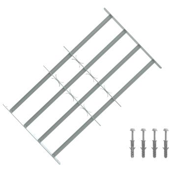 ARDEBO.de - Sicherheitsgitter für Fenster mit 4 Querstangen 3 stk.