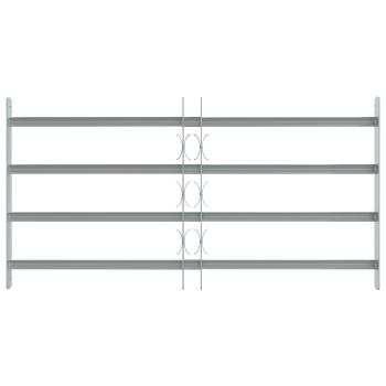 Sicherheitsgitter für Fenster mit 4 Querstangen 3 stk.