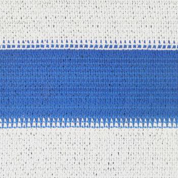 Sonnensegel Blau und Weiß 3,6 x 3,6 x 3,6 m HDPE