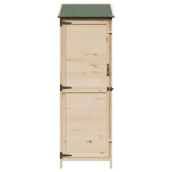Gartenschuppen Natur 59,5 x 56 x 176,5 cm Massivholz aus Fichte