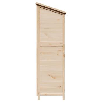 Gartenschuppen Natur 59,5 x 56 x 176,5 cm Massivholz aus Fichte