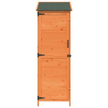 Gartenschuppen Braun 59,5 x 56 x 176,5 cm Massivholz aus Fichte