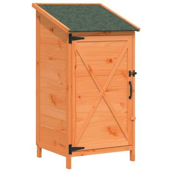 Gartenschuppen Braun 59,5 x 56 x 113,5 cm Massivholz aus Fichte