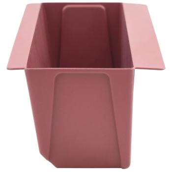 Blumenboxen für Euro-Paletten 24 stk. Braun 36 x 13,5 x 9,5 cm