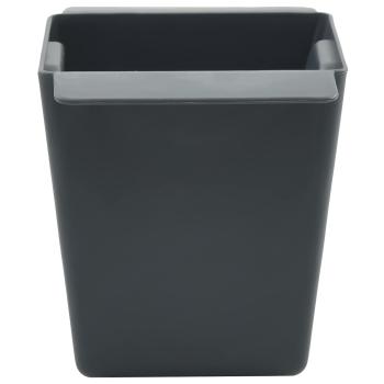 Blumenboxen für Euro-Paletten 24 stk. Grau 13,5 x 9 x 9,5 cm