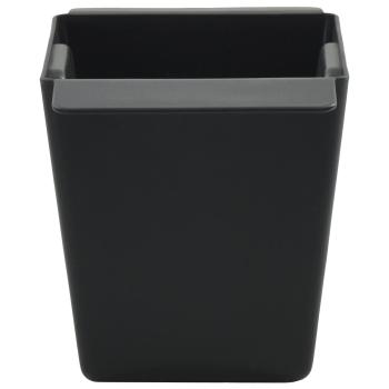 Blumenboxen für Euro-Paletten 24 stk. Schwarz 13,5 x 9 x 9,5 cm