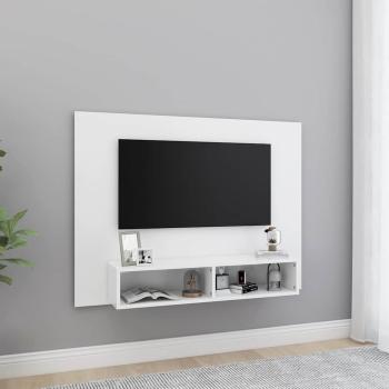 ARDEBO.de - TV-Wandschrank Weiß 120x23,5x90 cm Holzwerkstoff