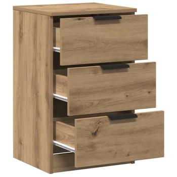 Nachttische 2 Stk. Artisan-Eiche 40x36x65 cm Holzwerkstoff