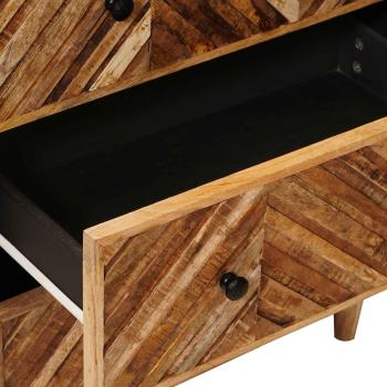 Stauraumschränke 2 pcs Braun 60 x 33,5 x 75 cm Massivholz Mango