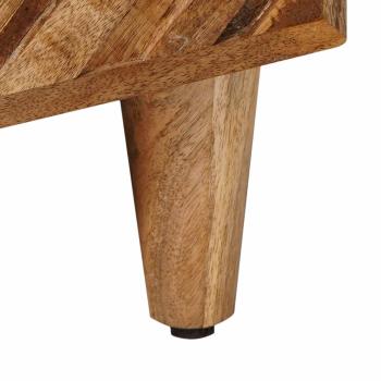Stauraumschränke 2 pcs Braun 60 x 33,5 x 75 cm Massivholz Mango