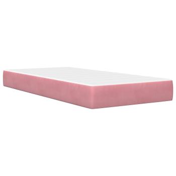 Bettrahmen mit Kopfteil Rosa 80 x 200 cm Samt