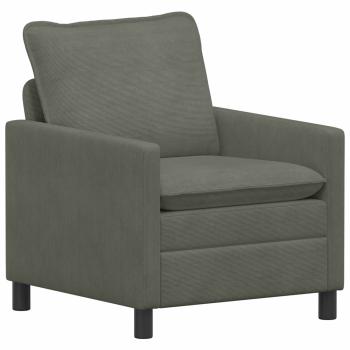 Sofa Set 2 stk. Hellgrau Stoff