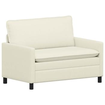 Sofa Set 2 stk. Creme Stoff
