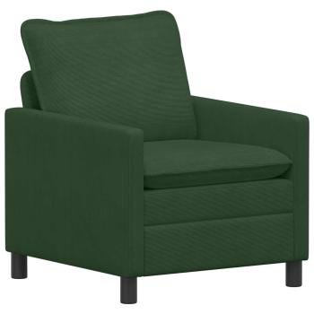 Sofa Set 2 stk. Dschungelgrün Stoff