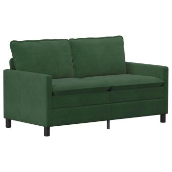 Sofa Set 2 stk. Dschungelgrün Stoff