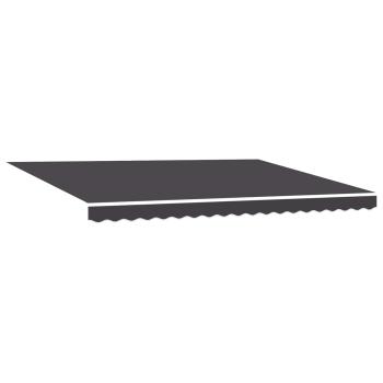 Manuell einziehbare Markise Anthrazit 4 x 2 m