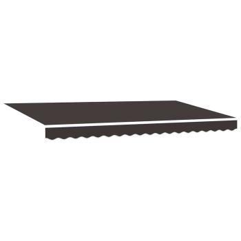Ersatzbespannung für Markise 4x2 m Anthrazit Polyester