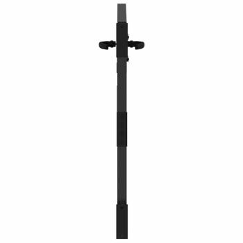 Gartentor 85 x 100 cm Pulverbeschichteter Stahl Abschließbar
