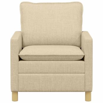 Sofa Creme 76 x 81 x 87,5 cm Stoff