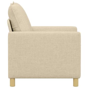 Sofa Creme 76 x 81 x 87,5 cm Stoff