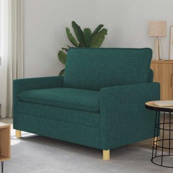 ARDEBO.de - Sofa Dunkelgrün 126 x 81 x 87,5 cm Stoff