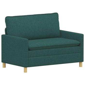 Sofa Dunkelgrün 126 x 81 x 87,5 cm Stoff