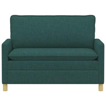 Sofa Dunkelgrün 126 x 81 x 87,5 cm Stoff