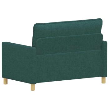 Sofa Dunkelgrün 126 x 81 x 87,5 cm Stoff