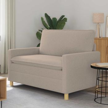 ARDEBO.de - Sofa Hellgrau 126 x 81 x 87,5 cm Stoff